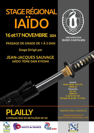 Stage Iaido Haut de France